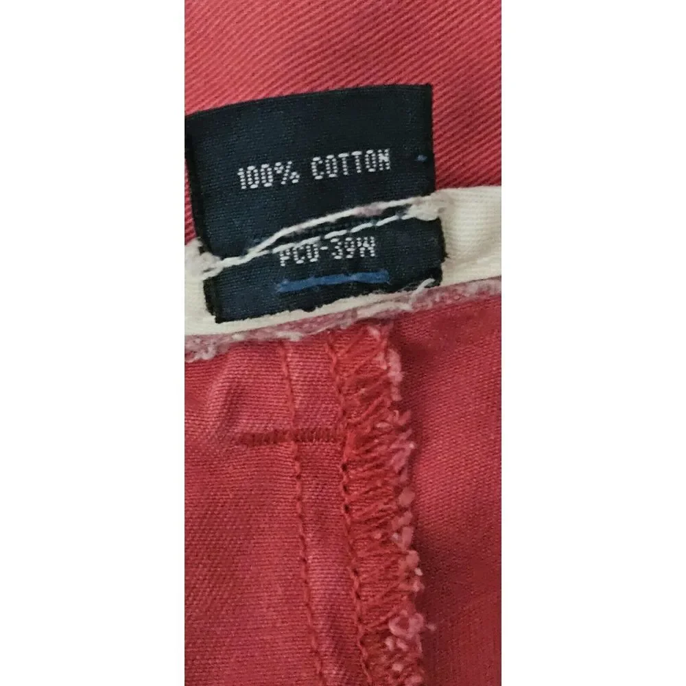 POLO  Ralph Lauren PONY men‎ Sz 40T shorts Salmon Pink flat front classic